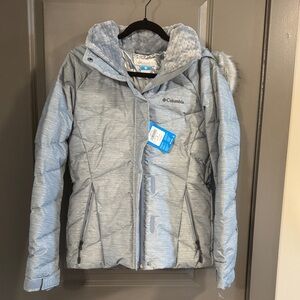 Columbia Heather Gray Insulated Jacket